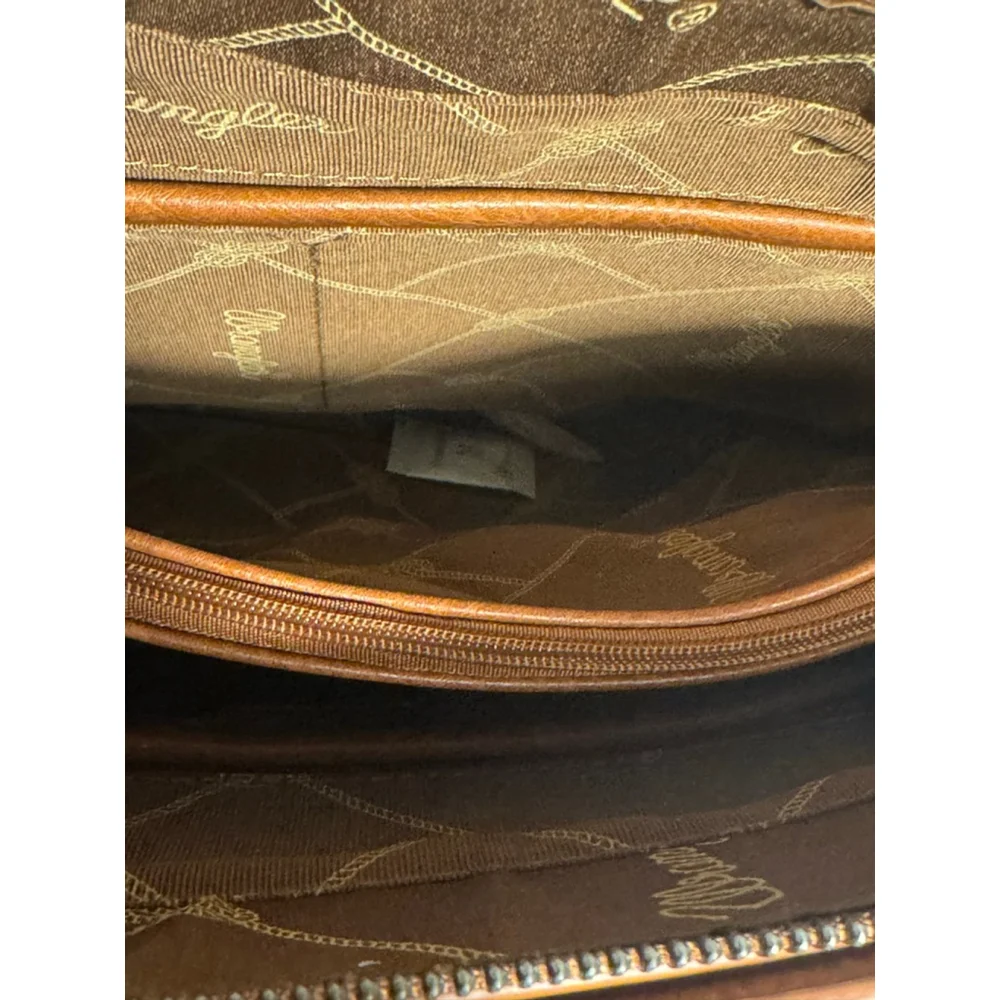 Wrangler Brown Floral Embossed Western Fringe Crossbody Shoulder Bag Cowgirl - Picture 10 of 11